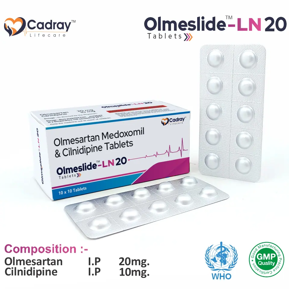 Cilnidipine 10mg Olmesartan 20mg tablet packaging